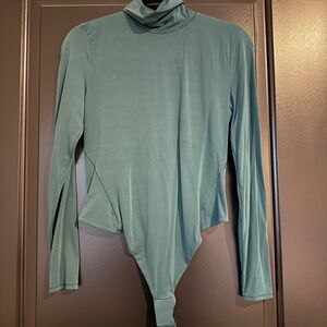 Lululemon Teal Long Sleeve Bodysuit